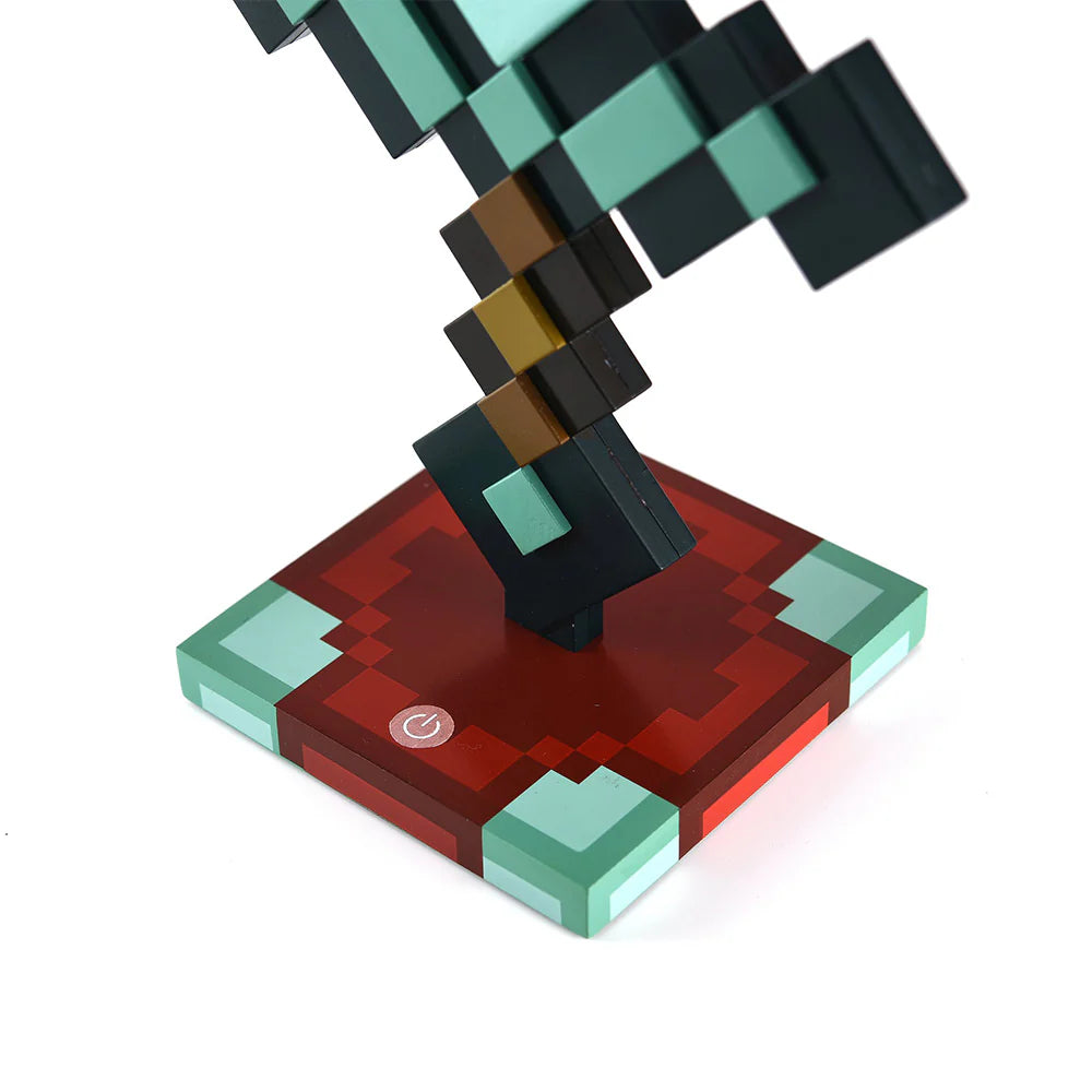 Minecraft 3D сэлэм хэлбэртэй ширээний гэрэл