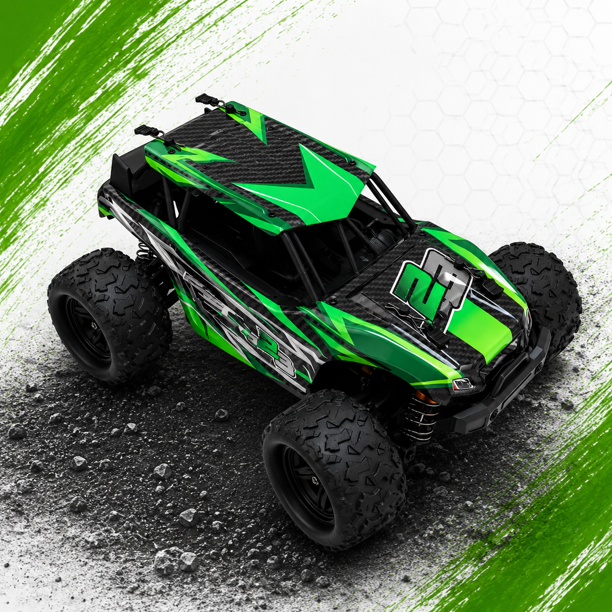 BLACK HOLE 1/18 Scale 4WD Monster Truck